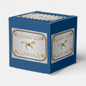 Westerne Party Favor Of Gift Box Champion Cowboy Bedankdoosjes (Achterkant)