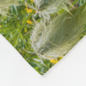 Westerne Pasqueflower | Oost-Kootenay-gebergten Fleece Deken (Hoek)
