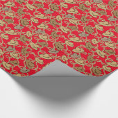 Westerne Petten en spoelen voor het oppakken van c Cadeaupapier (Hoek)