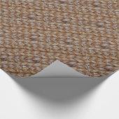 Westerne piekdruk in mandje cadeaupapier (Hoek)