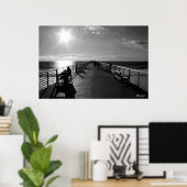 Westerne pier poster (Thuiskantoor)