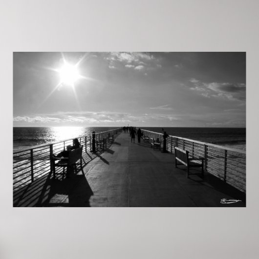 Westerne pier poster (Voorkant)