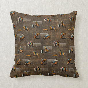 Westerne piloot met Rodeo Events Design on Brown Kussen