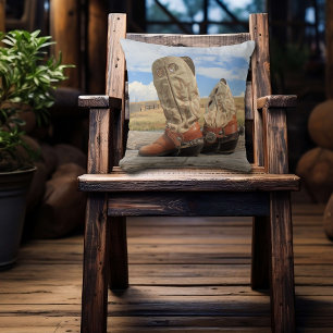 Westerne piloot voor Boots en Spurs Kussen