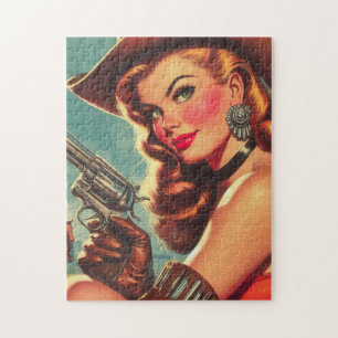  Westerne Pin-up Legpuzzel