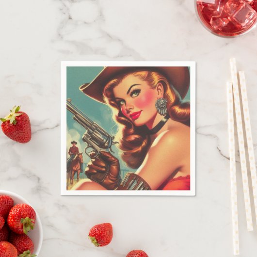  Westerne Pin-up Servet (Insitu)