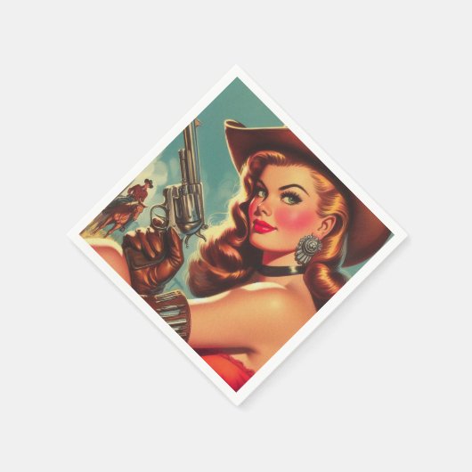  Westerne Pin-up Servet (Hoek)