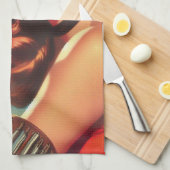  Westerne Pin-up Theedoek (Quarter Fold)