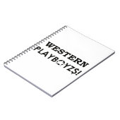 WESTERNE PLAYBOIZ / JMT SKATERBOARDS / IPIX NOTITIEBOEK (Linkerzijde)