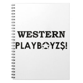 WESTERNE PLAYBOIZ / JMT SKATERBOARDS / IPIX NOTITIEBOEK