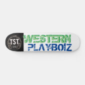 WESTERNE PLAYBOIZ / JMT SKATERBOARDS / IPIX PERSOONLIJK SKATEBOARD (Horizontaal)