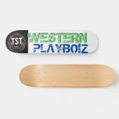 WESTERNE PLAYBOIZ / JMT SKATERBOARDS / IPIX PERSOONLIJK SKATEBOARD (Horizontaal)