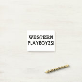 WESTERNE PLAYBOIZ / JMT SKATERBOARDS / IPIX POST-IT® NOTES (Op bureau)