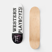 WESTERNE PLAYBOYZ$! SKATEBOARDS / JMT SKATEBOARDS (Voorkant)