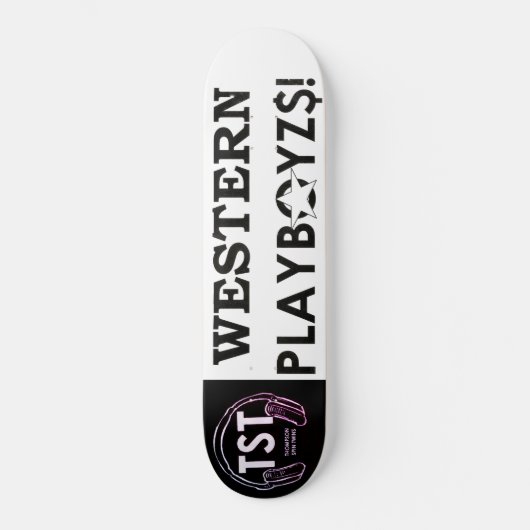 WESTERNE PLAYBOYZ$! SKATEBOARDS / JMT SKATEBOARDS (Voorkant)