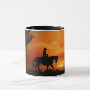 Westerne Pleasure Horse en Rider Mok