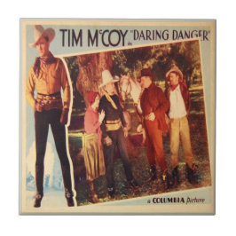  Westerne  Poster Daring Gevaar Tegeltje