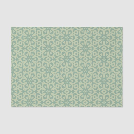 Westerne Prairie Classic Pistachio Lace Tissuepapier (Voorkant)