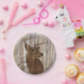 Westerne primitieve schuurherten papieren bordje (Feest)