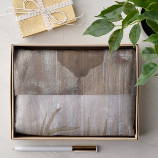 Westerne primitieve schuurherten tissuepapier (Geschenk)