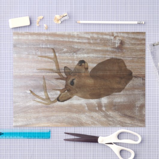 Westerne primitieve schuurherten tissuepapier (Craft)