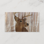 Westerne primitieve schuurherten visitekaartje (Achterkant)