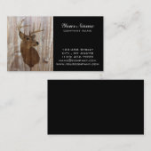 Westerne primitieve schuurherten visitekaartje (Voorkant / Achterkant)