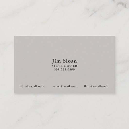 Westerne QR-code-Visitekaartjes Visitekaartje (Achterkant)