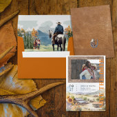 Westerne Ranch Bruiloft Save the Date