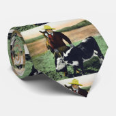  Westerne Ranch Cowboy met Kalf Stropdas (Opgerold)