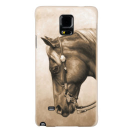 Westerne Ranch Horse Old Photo Sepia iPhone 16 Hoesje