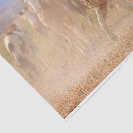 Westerne Ranch Horses Tissuepapier (Detail)