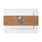 Westerne Ranch Invitation Belly Band Uitnodigingen Wikkel (Voorkant Voorbeeld)