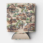 Westerne Ranch of Country Boerderij Scene Geperson Blikjeskoeler (Voorkant)