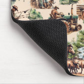 Westerne Ranch of Land Boerderij Scene Muismat (Hoek)