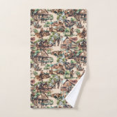 Westerne Ranch of Land Boerderij Scènes Bad Handdoek (Handdoek)