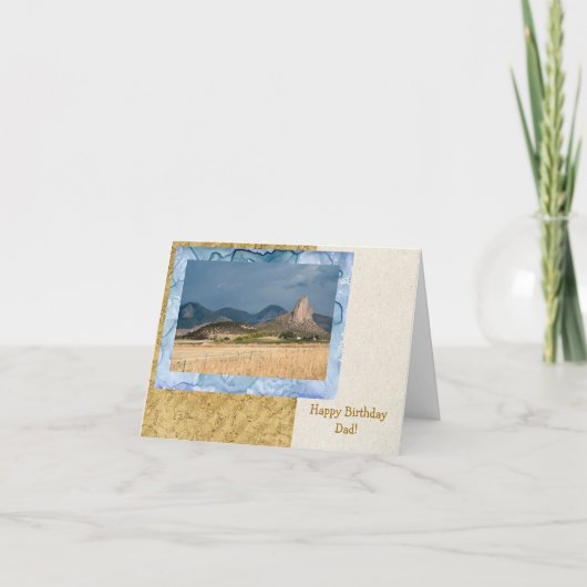 Westerne Ranch Verjaardag Kaart voor papa (Voorkant)