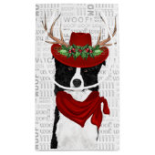 Westerne rand kersthond klein cadeauzakje (Achterkant)