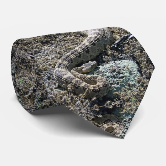 Westerne Rattlesnake Stropdas (Opgerold)