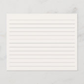 Westerne Recept Kaart (Achterkant)