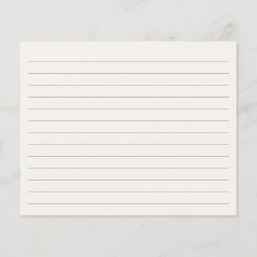 Westerne Recept Kaart (Achterkant)