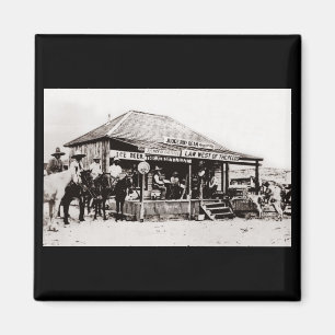 Westerne rechter van advocaat Legendary Roy Bean Magneet