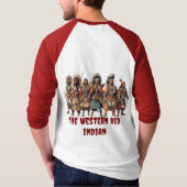Westerne Red Indian Fighters of Courage Unity T-shirt (Achterkant)