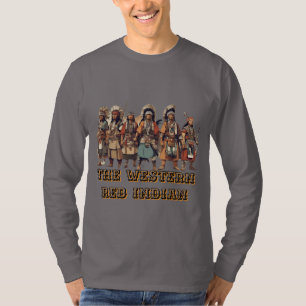 Westerne Red Indian Fighters of Courage Unity T-shirt