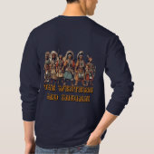 Westerne Red Indian Fighters of Courage Unity T-shirt (Achterkant)