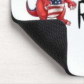 Westerne Red White Rawr-dinosaurus Muismat (Hoek)