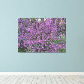 Westerne Redbud Canvas Afdruk (Insitu (Houten vloer))