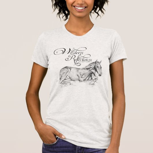 Westerne reflecties (rustige tijd) t-shirt (Voorkant)