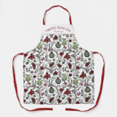 Westerne Rendier Ranch Christmas Baking Crew Schort (Voorkant)
