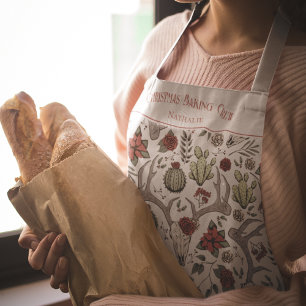 Westerne Rendier Ranch Christmas Baking Crew Schort